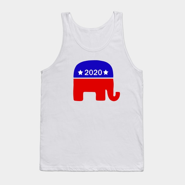 Republican Elephant Tank Top by valentinahramov